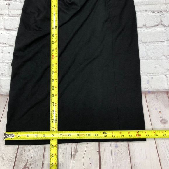 Moschino Cheap and Chic Women Skirt US Size 6 Black Rayon Blend B238 -3 - Picture 3 of 16